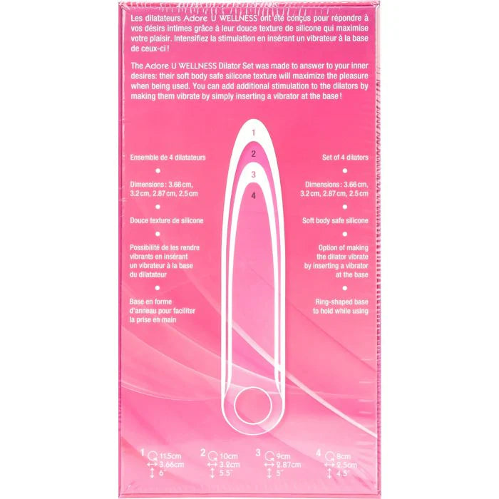 Adore U Wellness Silicone Dilator Set