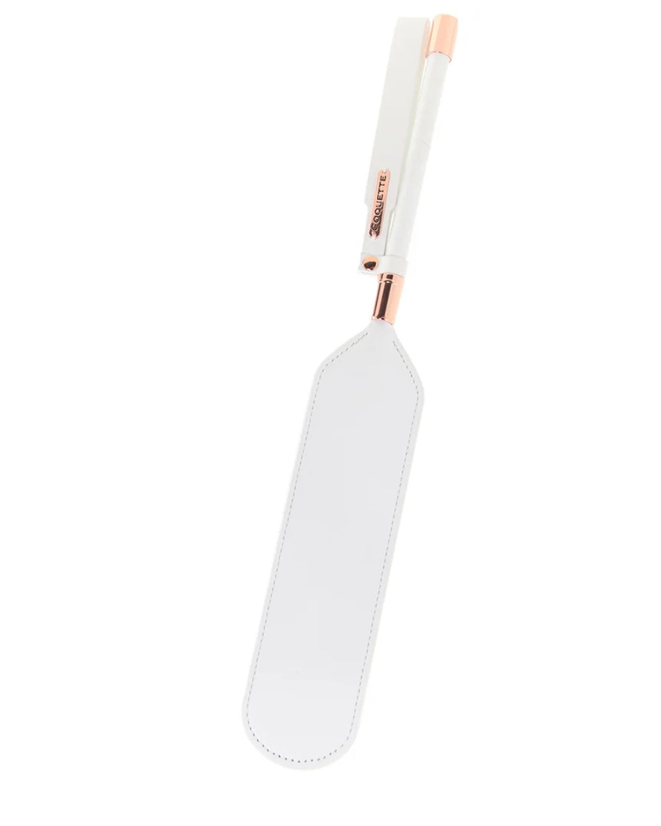 Vegan Leather Paddle in White