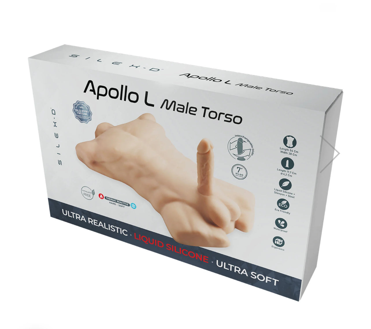 SILEX-D Apollo L Torso with 7 Inch Model 2 Dildo