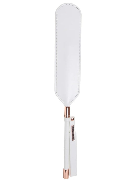 Vegan Leather Paddle in White