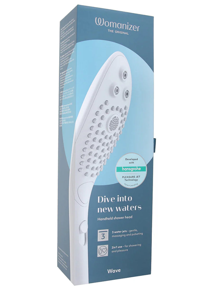 Womanizer Wave Handheld Shower Head in White