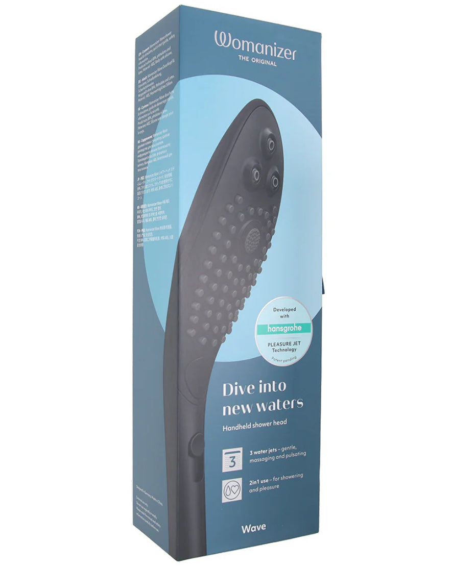 Womanizer Wave Handheld Shower Head in Black