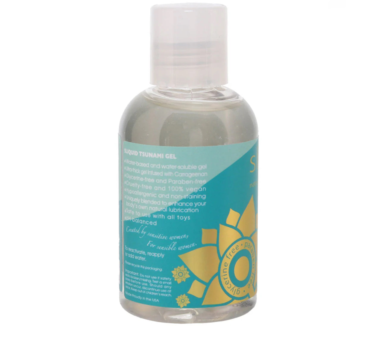 Tsunami Natural Water-Based Lube in 4.2oz/125ml