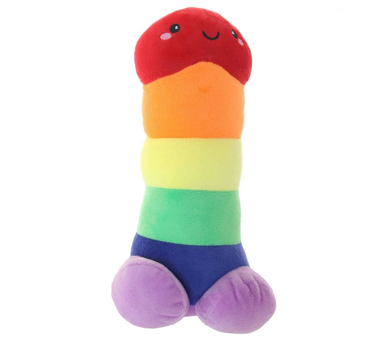 Rainbow Penis Plushie in Small