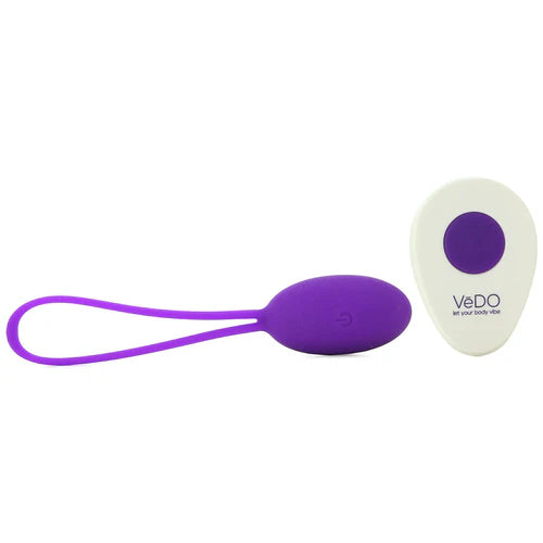 Peach Remote Vibrating Egg in Foxy Pink