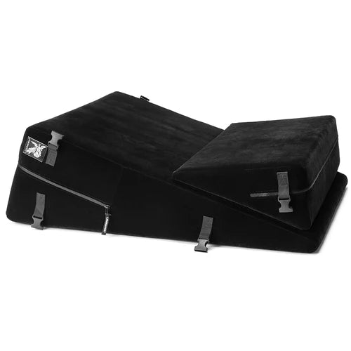 Black Label Wedge Ramp Sex Pillow Combo in Black