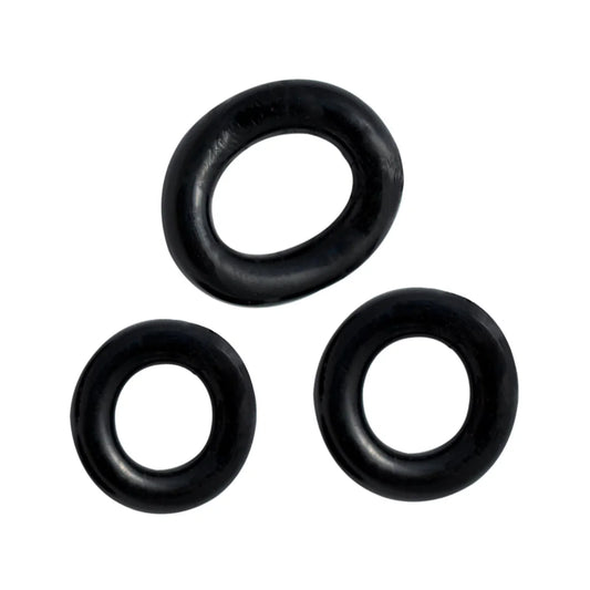 Lords of the Ring Collection - Frodo Rings Black - 3 Pack