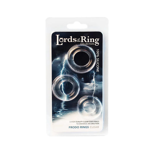 Lords of the Ring Collection - Frodo Rings Clear - 3 Pack